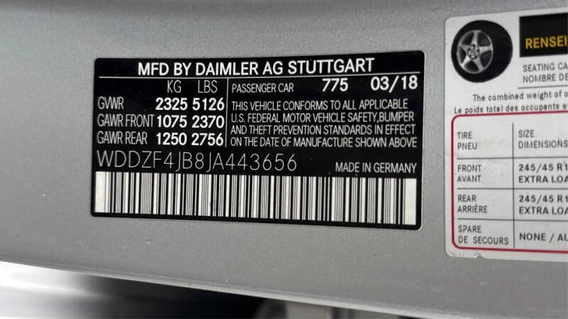2018 Mercedes-Benz E-Class E 300