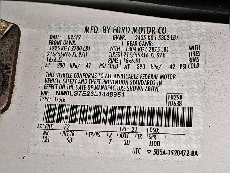 2020 Ford Transit Connect XL