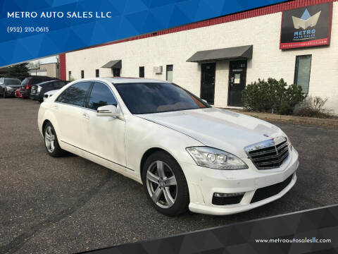 2010 Mercedes-Benz S-Class for sale at METRO AUTO SALES LLC in Blaine MN