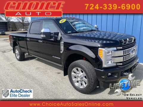 2017 Ford F-350 Super Duty for sale at CHOICE AUTO SALES in Murrysville PA