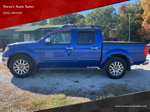 2012 Nissan Frontier for sale at Steve's Auto Sales in Harrison AR