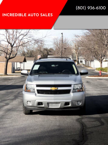 2013 Chevrolet Tahoe for sale at INCREDIBLE AUTO SALES in Bountiful UT