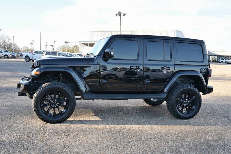 Used 2023 Jeep Wrangler 4-Door High Altitude with VIN 1C4HJXEG6PW607249 for sale in Lafayette, LA