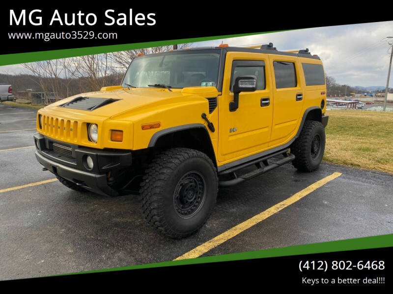 2004 HUMMER H2 for sale at MG Auto Sales in Pittsburgh PA
