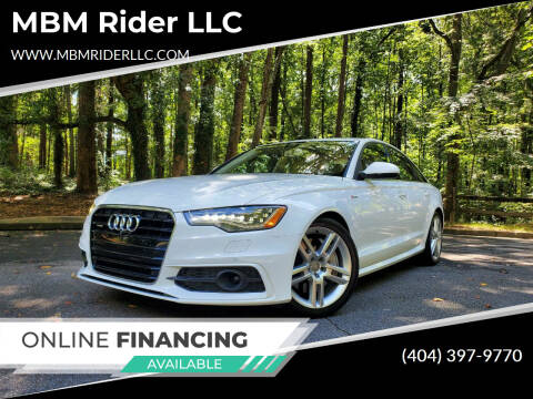 2014 Audi A6 for sale at MBM Rider LLC in Alpharetta GA