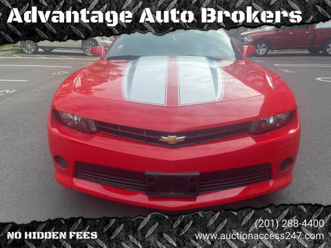 2015 Chevrolet Camaro for sale at Advantage Auto Brokerage and Sales in Hasbrouck Heights NJ