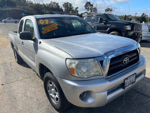 2007 Toyota Tacoma for sale at 1 NATION AUTO GROUP in Vista CA