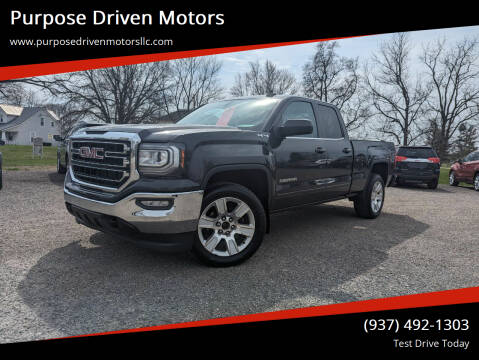 2016 GMC Sierra 1500 for sale at Purpose Driven Motors in Sidney OH