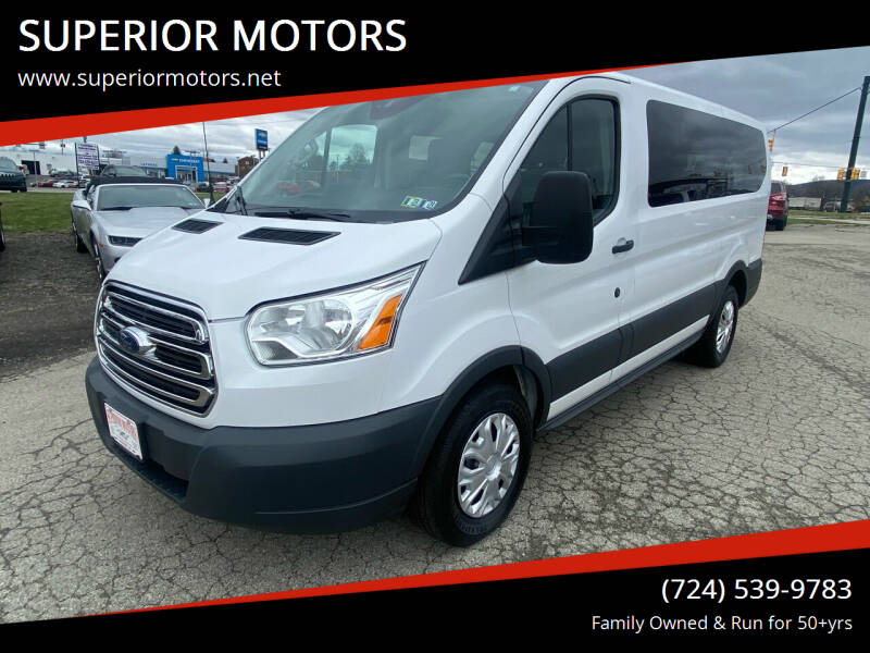 2015 Ford Transit Passenger for sale at SUPERIOR MOTORS in Latrobe PA