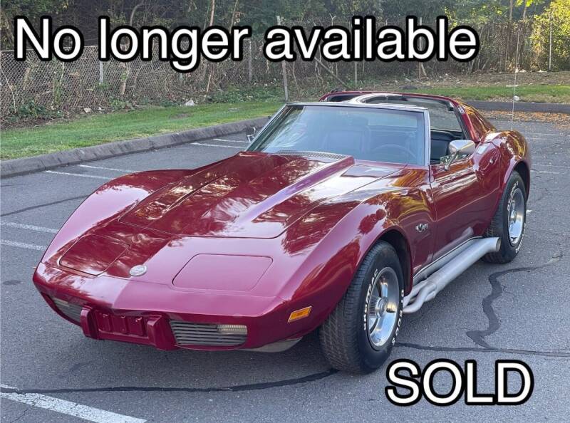 1976 Chevrolet Corvette for sale at Gillespie Car Care (soon to be) Affordable Cars in Hardwick MA