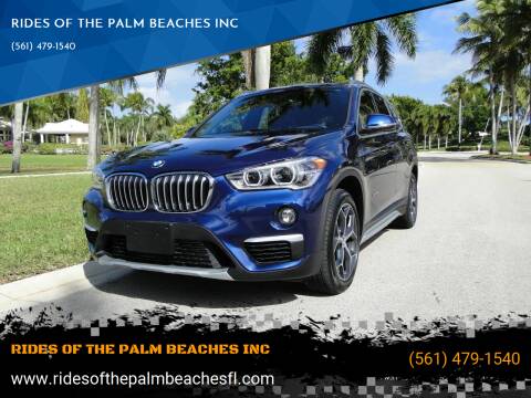 2018 BMW X1 for sale at RIDES OF THE PALM BEACHES INC in Boca Raton FL