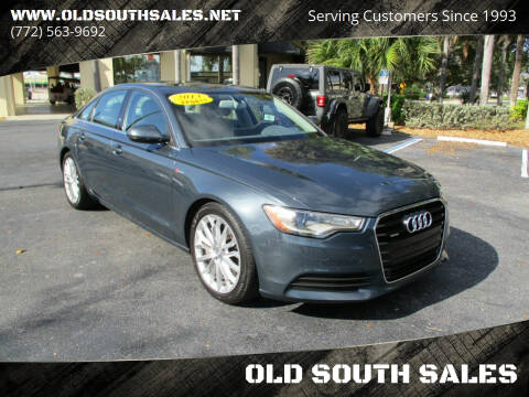 2013 Audi A6 for sale at OLD SOUTH SALES in Vero Beach FL
