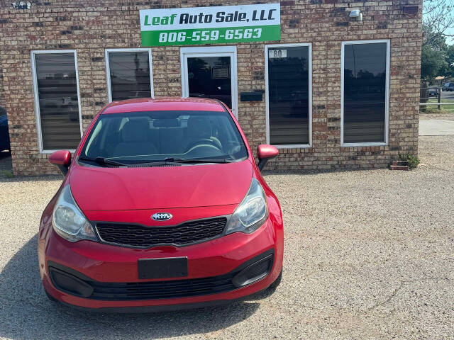 2014 Kia Rio for sale at LEAF AUTO SALE LLC in Lubbock, TX