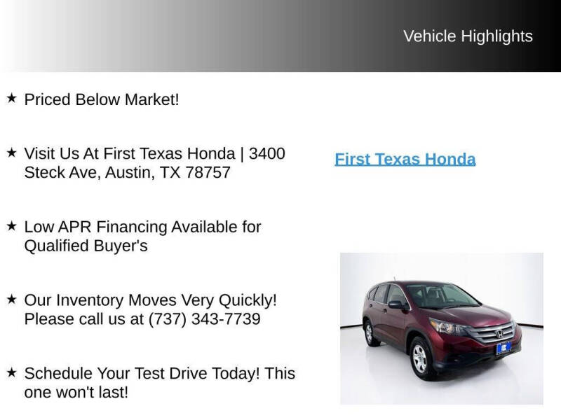 2012 Honda CR-V LX