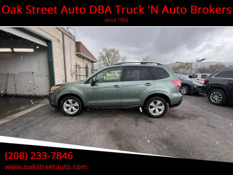 2014 Subaru Forester for sale at Oak Street Auto DBA Truck 'N Auto Brokers in Pocatello ID