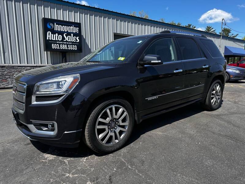 2013 GMC Acadia for sale at Innovative Auto Sales in Hooksett NH