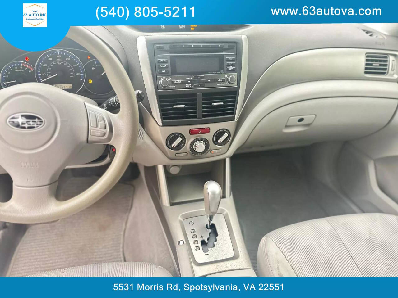 2010 Subaru Forester for sale at 63 Auto Inc in Spotsylvania, VA