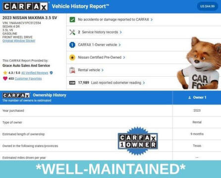 2023 Nissan Maxima 3.5 SV