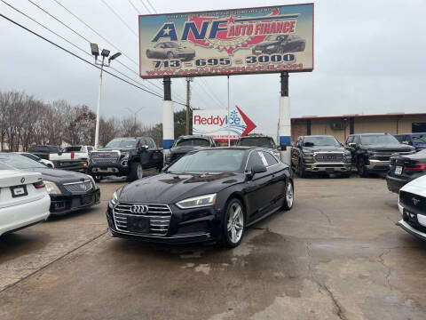 2019 Audi A5 for sale at ANF AUTO FINANCE in Houston TX