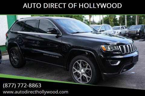 2018 Jeep Grand Cherokee for sale at AUTO DIRECT OF HOLLYWOOD in Hollywood FL