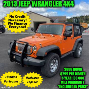 2013 Jeep Wrangler for sale at D&D Auto Sales, LLC in Rowley MA