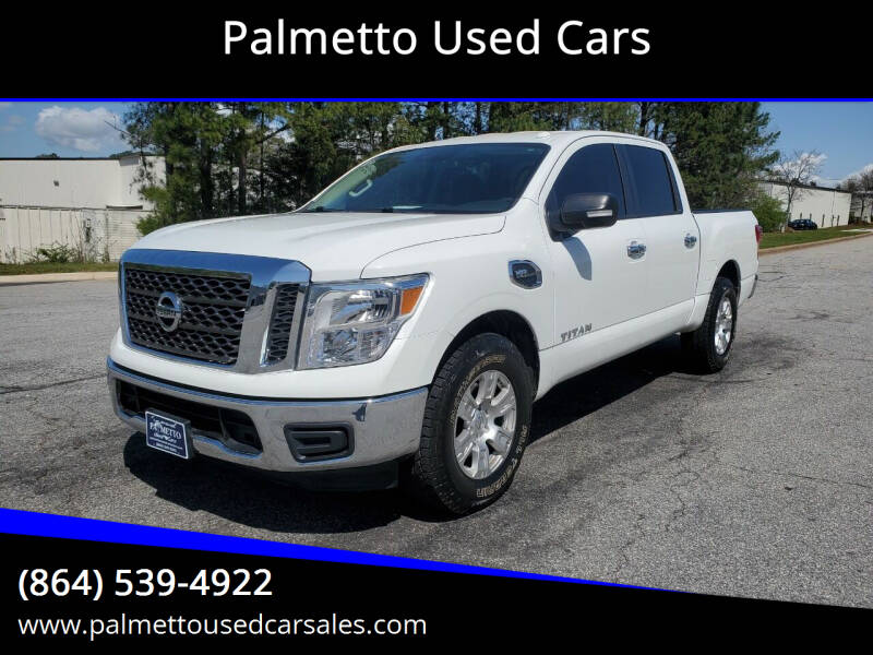 2017 Nissan Titan for sale at Palmetto Used Cars in Piedmont SC