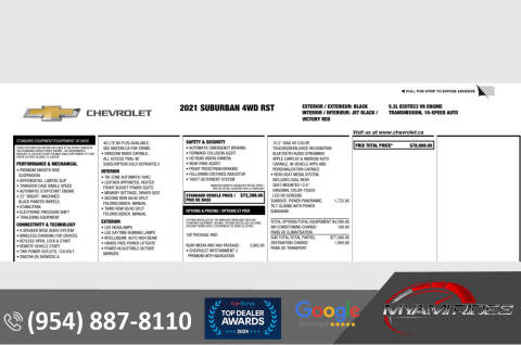 2021 Chevrolet Suburban RST