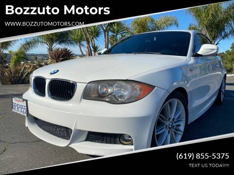 2011 BMW 1 Series for sale at Bozzuto Motors in San Diego CA