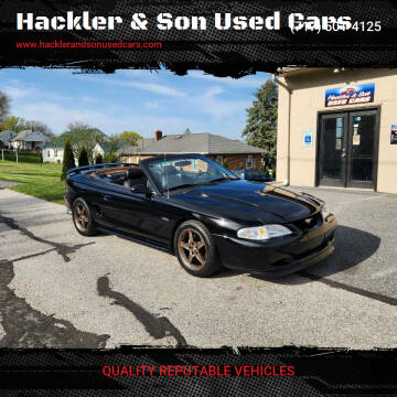 1997 Ford Mustang for sale at Hackler & Son Used Cars in Red Lion PA