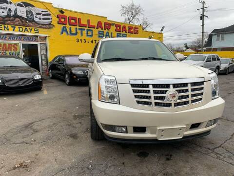 2010 Cadillac Escalade ESV for sale at Dollar Daze Auto Sales Inc in Detroit MI