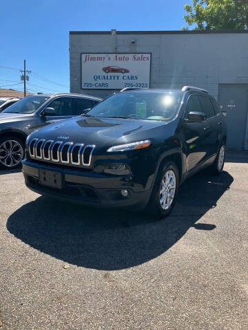 2015 Jeep Cherokee for sale at Jimmys Auto Sales in North Providence RI