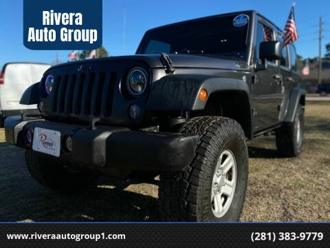 2017 Jeep Wrangler Unlimited for sale at Rivera Auto Group in Spring TX