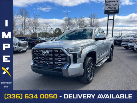 2024 Toyota Tundra for sale at Impex Chevrolet GMC in Reidsville NC