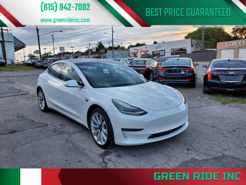 2019 Tesla Model 3 for sale at Green Ride Inc in Nashville TN