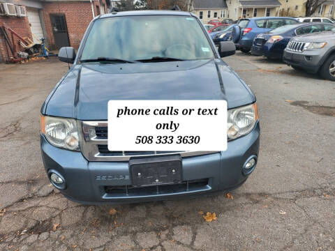 2012 Ford Escape for sale at Emory Street Auto Sales and Service in Attleboro MA