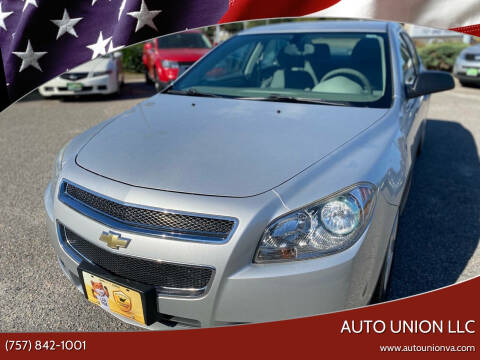 2011 Chevrolet Malibu for sale at Auto Union LLC in Virginia Beach VA