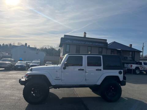 2017 Jeep Wrangler Unlimited for sale at Sisson Pre-Owned in Uniontown PA