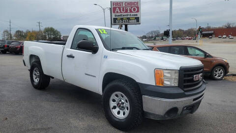 2012 GMC Sierra 1500 for sale at FIRST CHOICE AUTO in Middletown OH