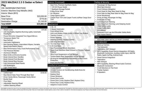 2023 Mazda Mazda3 Sedan