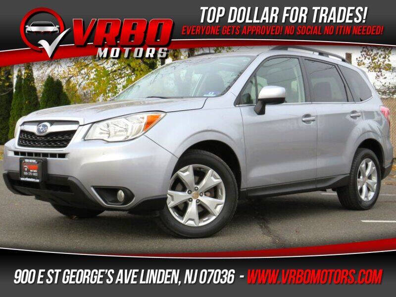 2015 Subaru Forester for sale at Vrbo Motors in Linden, NJ