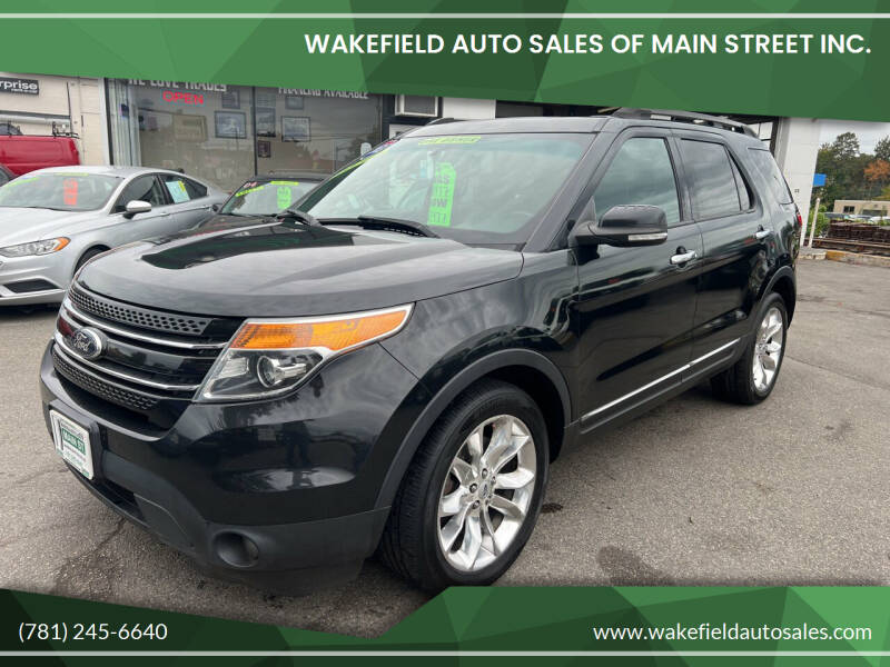 2013 Ford Explorer for sale at Wakefield Auto Sales of Main Street Inc. in Wakefield MA
