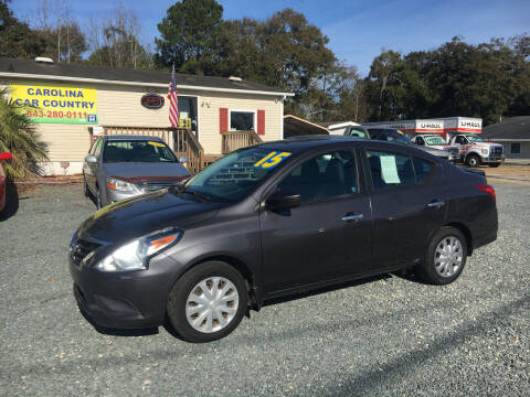 2015 Nissan Versa for sale at Carolina Car Country in Little River SC