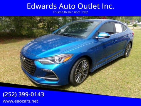 2017 Hyundai Elantra for sale at Edwards Auto Outlet Inc. in Wilson NC
