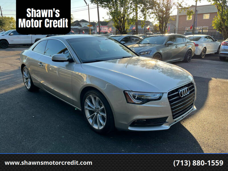 2013 Audi A5 for sale at Shawn's Motor Credit in Houston TX