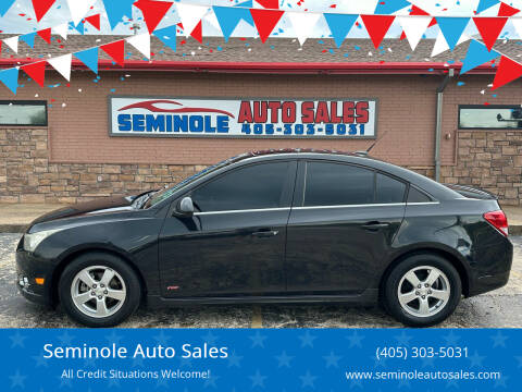 2014 Chevrolet Cruze for sale at Seminole Auto Sales in Seminole OK