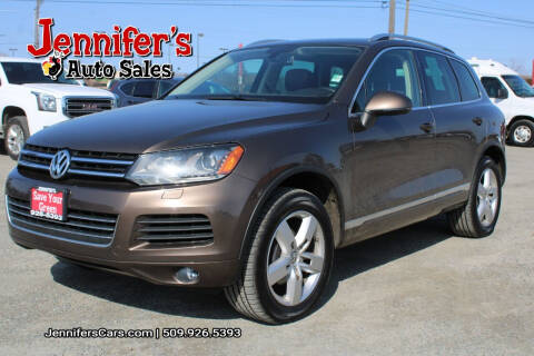 2014 Volkswagen Touareg for sale at Jennifer's Auto Sales in Spokane Valley WA