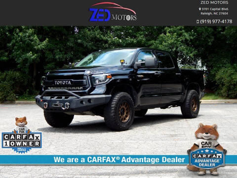 2015 Toyota Tundra for sale at Zed Motors in Raleigh NC