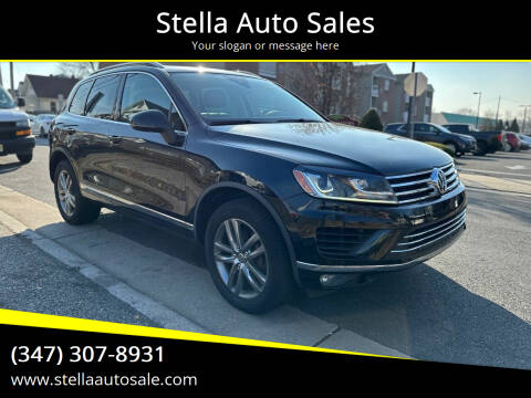 2016 Volkswagen Touareg for sale at Stella Auto Sales in Linden NJ