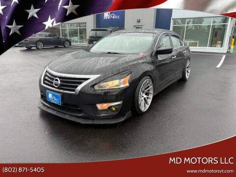 2015 Nissan Altima for sale at MD Motors LLC in Williston VT