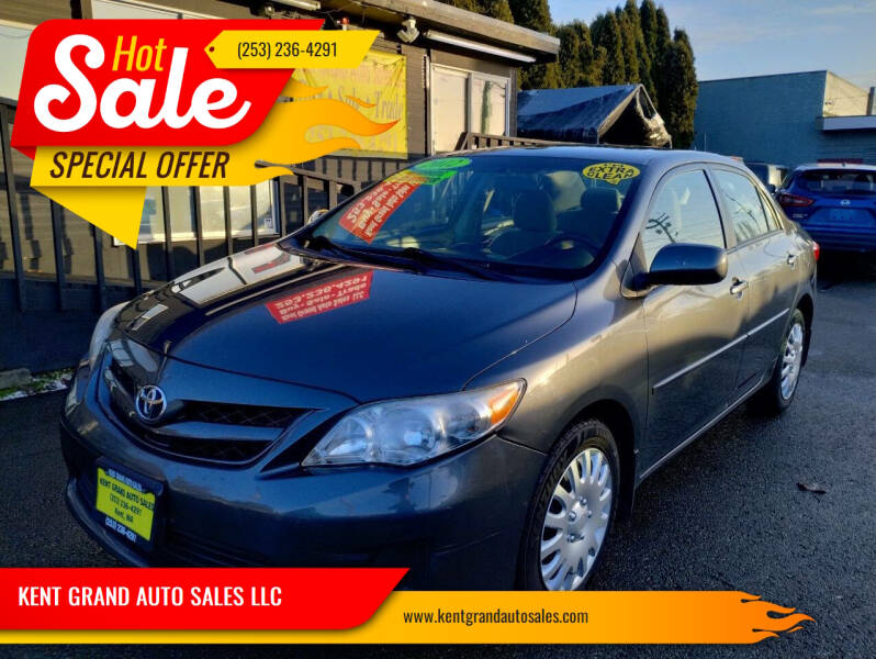 2012 Toyota Corolla for sale at KENT GRAND AUTO SALES LLC in Kent WA